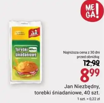 Rossmann Jan Niezbędny, torebki śniadaniowe, 40 szt. oferta