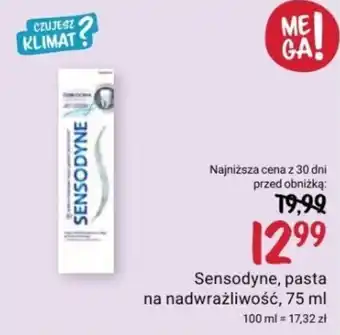 Rossmann Sensodyne, pasta na nadwrażliwość, 75 ml oferta