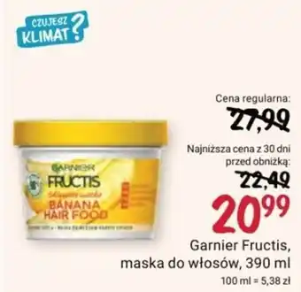 Rossmann Garnier Fructis, maska do włosów, 390 ml oferta