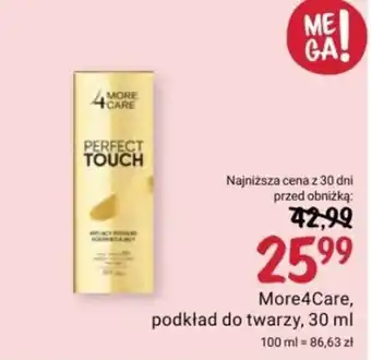 Rossmann More4Care, podkład do twarzy, 30 ml oferta