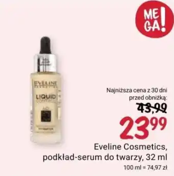 Rossmann Eveline Cosmetics, podkład-serum do twarzy, 32 ml oferta