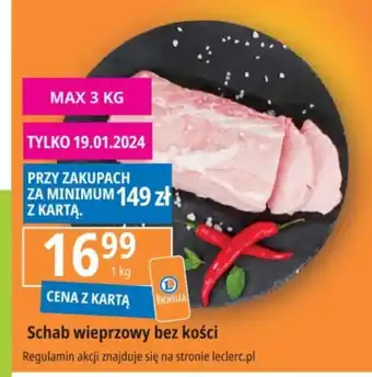 E.Leclerc Schab wieprzowy bez kości 1 kg oferta