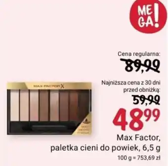 Rossmann Max Factor, paletka cieni do powiek, 6,5 g oferta