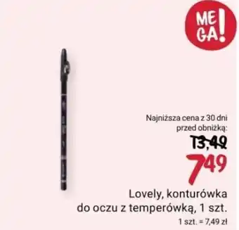 Rossmann Lovely, konturówka do oczu z temperówką, 1 szt. oferta