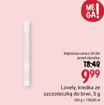 Rossmann Lovely, kredka ze szczoteczką do brwi, 5 g oferta