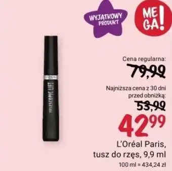 Rossmann L'Oréal Paris, tusz do rzęs, 9,9 ml oferta