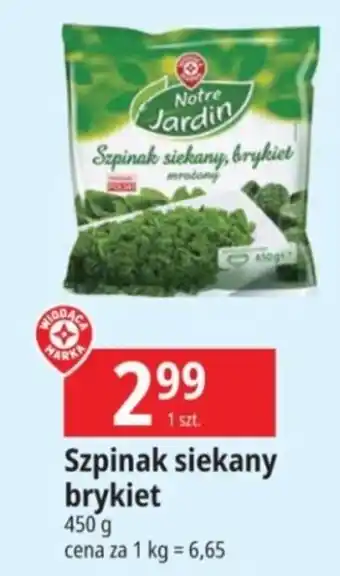 E.Leclerc Szpinak siekany brykiet 450 g oferta