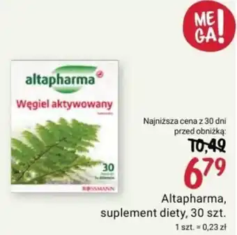 Rossmann Altapharma, suplement diety, 30 szt. oferta
