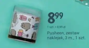 Rossmann Pusheen, zestaw naklejek, 3 m., 1 szt. oferta