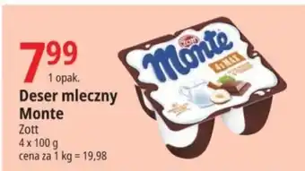 E.Leclerc Deser mleczny Monte 4 x 100 g oferta