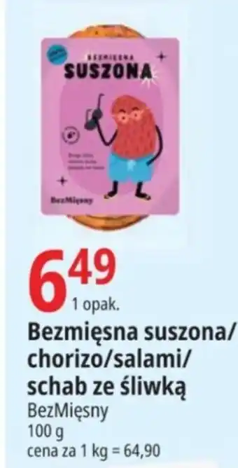 E.Leclerc Bezmięsna suszona/ chorizo/salami/ schab ze śliwką 100 g oferta