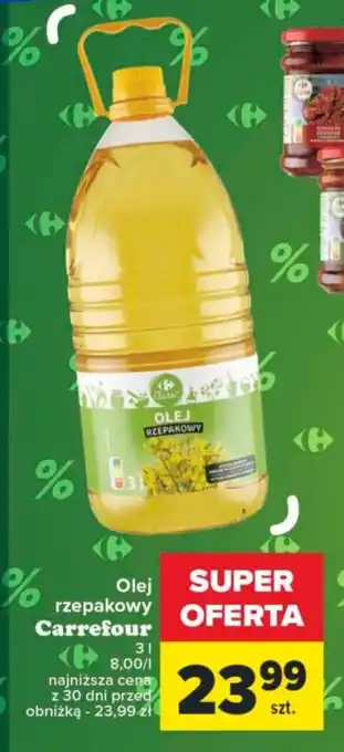 Carrefour Market Olej rzepakowy Carrefour 3 l oferta