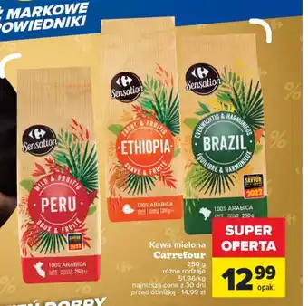 Carrefour Market Kawa mielona Carrefour 250 g oferta