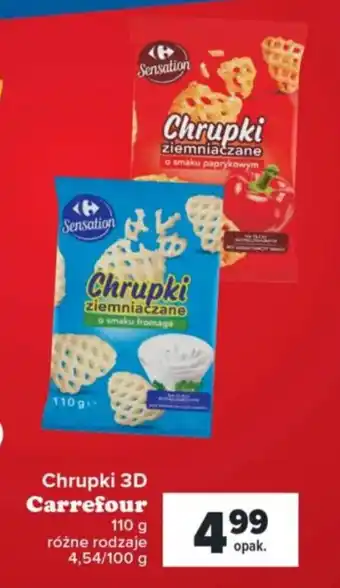Carrefour Market Chrupki 3D Carrefour 110 g oferta