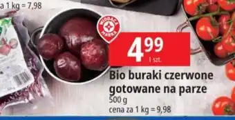 E.Leclerc Bio buraki czerwone gotowane na parze 500 g oferta