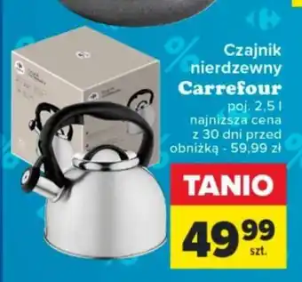 Carrefour Market Czajnik nierdzewny Carrefour 2,5 l oferta
