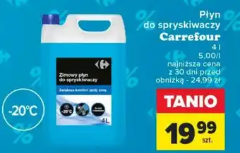Carrefour Market Płyn do spryskiwaczy Carrefour 4 l oferta