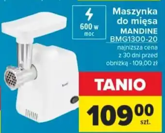 Carrefour Market Maszynka do mięsa MANDINE BMG1300-20 oferta
