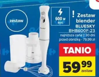 Carrefour Market Zestaw blender BLUESKY BHB600F-23 oferta