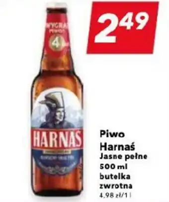 Lewiatan Piwo Harnaś Jasne pełne 500 ml oferta