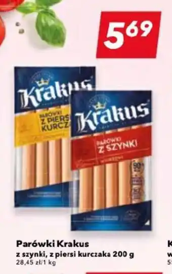 Lewiatan Parówki Krakus 200 g oferta