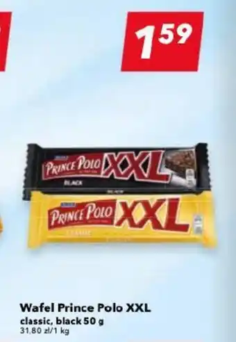 Lewiatan Wafel Prince Polo XXL classic, black 50 g oferta