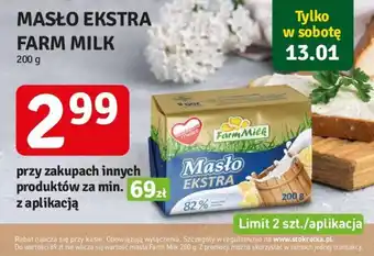 Stokrotka MASŁO EKSTRA FARM MILK 200 g oferta