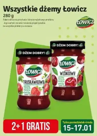 Stokrotka Wszystkie dżemy Łowicz 280 g oferta