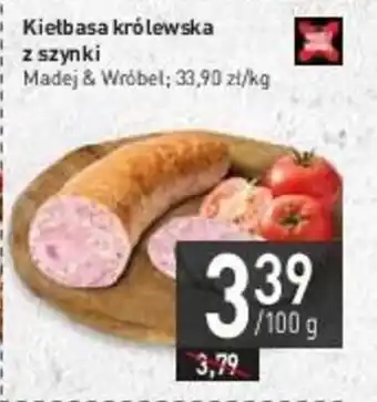 Stokrotka Kiełbasa królewska z szynki Madej & Wróbel 100 g oferta