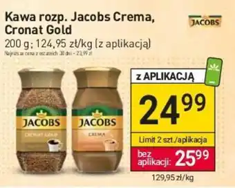Stokrotka Kawa rozp. Jacobs Crema, Cronat Gold 200 g oferta