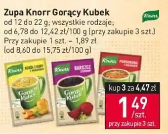 Stokrotka Zupa Knorr Gorący Kubek 12-22 g oferta