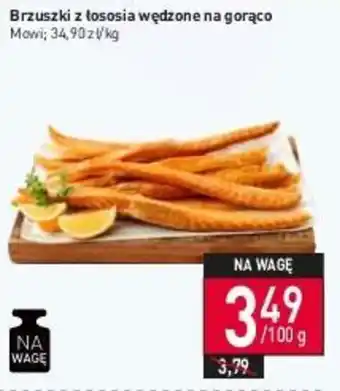 Brzuszki z łososia wędzone na gorąco Mowi 100 g