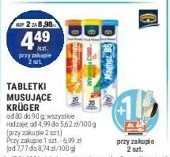 Stokrotka TABLETKI MUSUJĄCE KRÜGER 80-90 g oferta