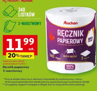 Auchan Ręcznik papierowy auchan oferta