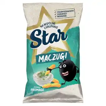 Stokrotka Express Star maczugi chrupki kukurydziane o smaku fromage 80 g oferta