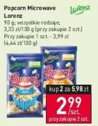 Stokrotka Popcorn Microwave Lorenz 90 g oferta