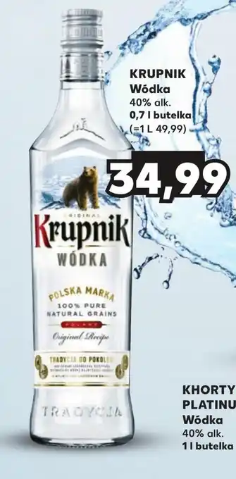 Kaufland Wódka krupnik oferta