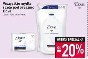 Stokrotka Wszystkie mydła i żele pod prysznic Dove oferta