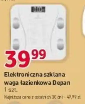 Stokrotka Elektroniczna szklana waga łazienkowa Depan 1 szt. oferta