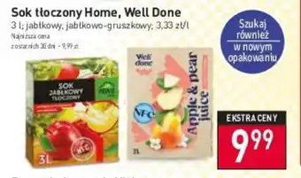 Stokrotka Sok tłoczony Home, Well Done 3 l oferta