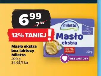 Netto Masło ekstra bez laktozy miletto oferta