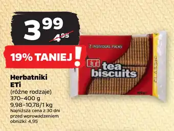 Netto Herbatniki eti oferta
