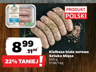 Netto Kiełbasa biała surowa sztuka mięsa oferta