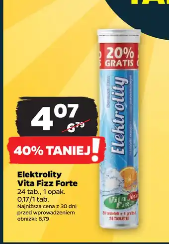 Netto Elektrolity vita fizz forte oferta