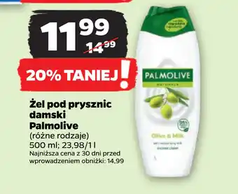Netto Żel pod prysznic damski palmolive oferta