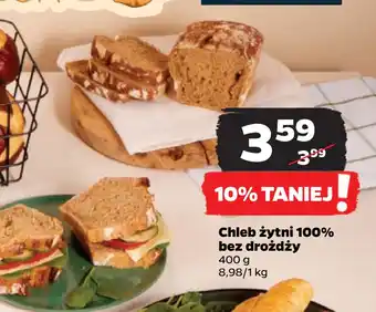 Netto Chleb żytni 100% bez drożdży oferta