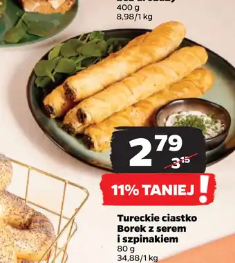 Netto Tureckie ciastko borek z serem i szpinakiem oferta