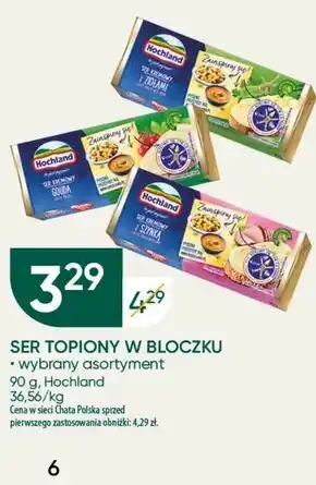 Chata Polska Hochland ser kremowy gouda 90 g oferta