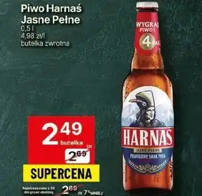 Delikatesy Centrum Harnaś piwo jasne pełne 500 ml oferta