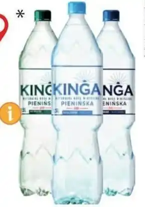 Kinga pienińska naturalna woda mineralna gazowana niskosodowa 1,5 l